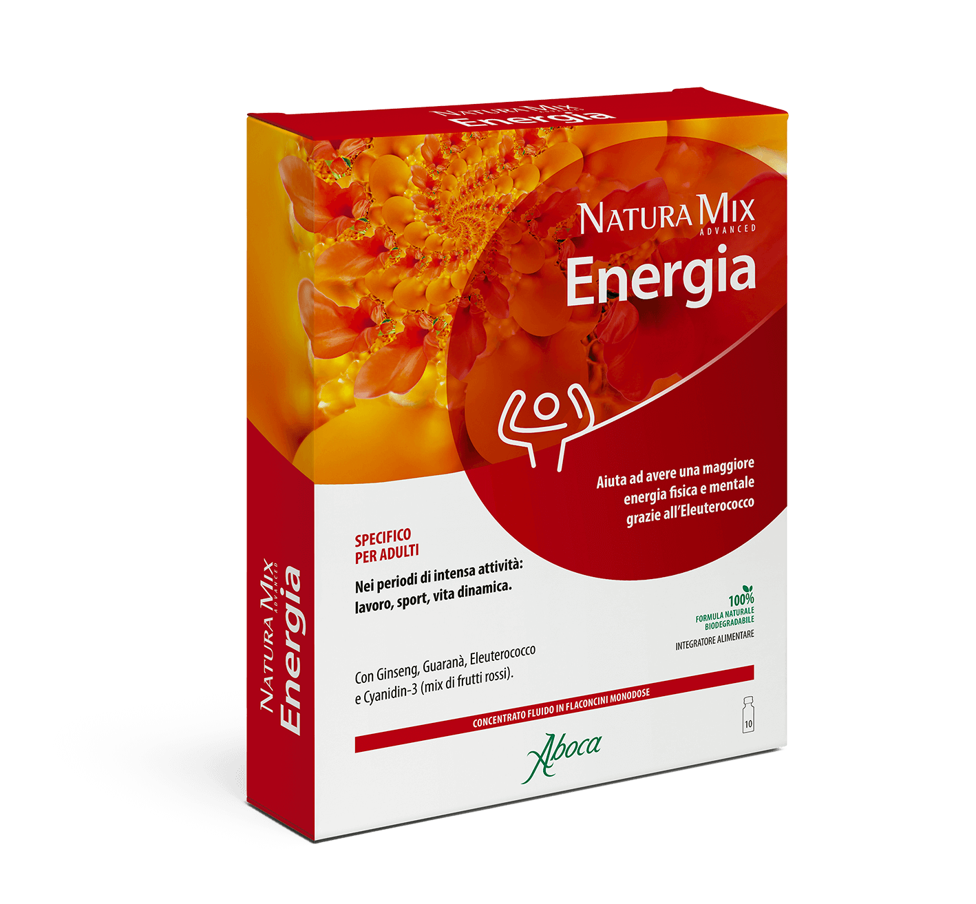 Natura Mix Advanced Energia - Concentrato Fluido Flaconcini
