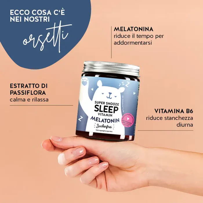 Super Snooze Sleep vitamin melatonina 45 cp - immagine 8