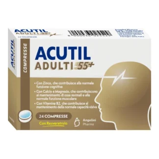 Acutil Adulti 55+ Integratore per Funzione Cognitiva e Muscolare 24 compresse