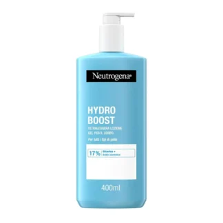 Neutrogena Hydro Boost Crema Corpo Idratante Fluida Gel Acido Ialuronico 400 ml