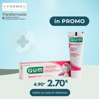 Gum dentifrici assortiti - FarmAQ - Parafarmacia del Duomo L'Aquila - parafarmacia benessere e salute