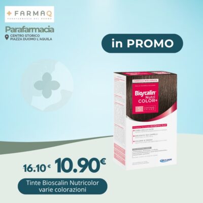Bioscalin tinte capelli - FarmAQ - Parafarmacia del Duomo L'Aquila - parafarmacia benessere e salute