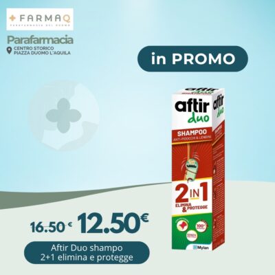 Aftir duo shampoo 2 in 1 - FarmAQ - Parafarmacia del Duomo L'Aquila - parafarmacia benessere e salute