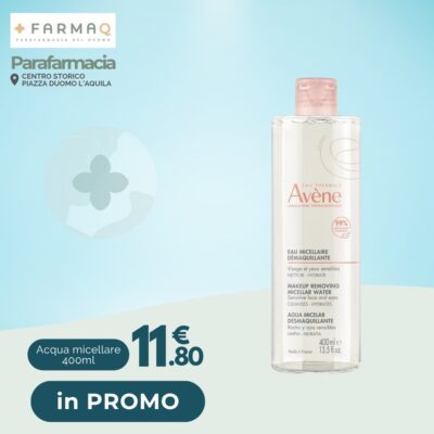 Acqua Micellare Avène - promozioni - FarmAQ - Parafarmacia del Duomo L'Aquila Acqua Micellare Avène - promozioni - FarmAQ - Parafarmacia del Duomo L'Aquila