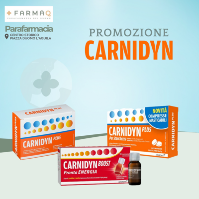 Carnidyn - promozioni - FarmAQ - Parafarmacia del Duomo L'Aquila