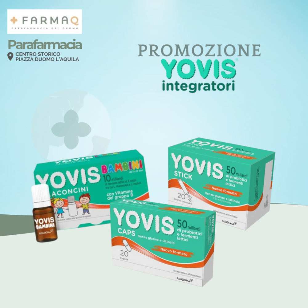 Yovis fermenti lattici - Yovis fermenti lattici - FarmAQ - Parafarmacia del Duomo L'Aquila