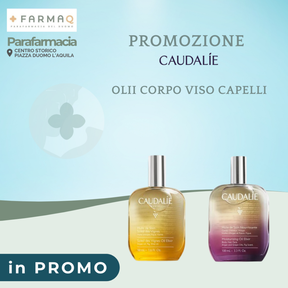 Caudalìe Olii Corpo, Viso e Capelli 100ml - Caudalìe Olii Corpo, Viso e Capelli 100ml - FarmAQ - Parafarmacia del Duomo L'Aquila