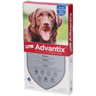 Advantix Spot-On Per Cani Oltre 25 Kg Fino A 40 Kg