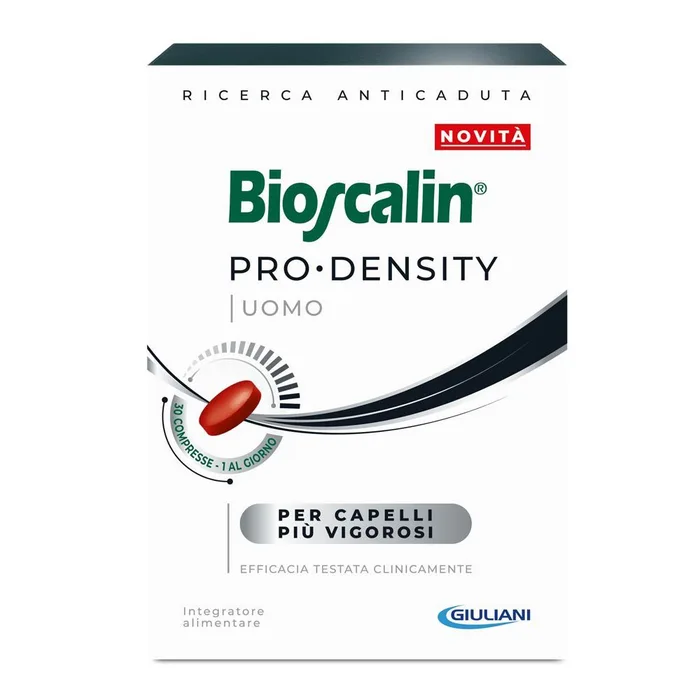 Bioscalin Pro-Density Uomo - Integratore Alimentare Capelli Vigorosi, 30 compresse