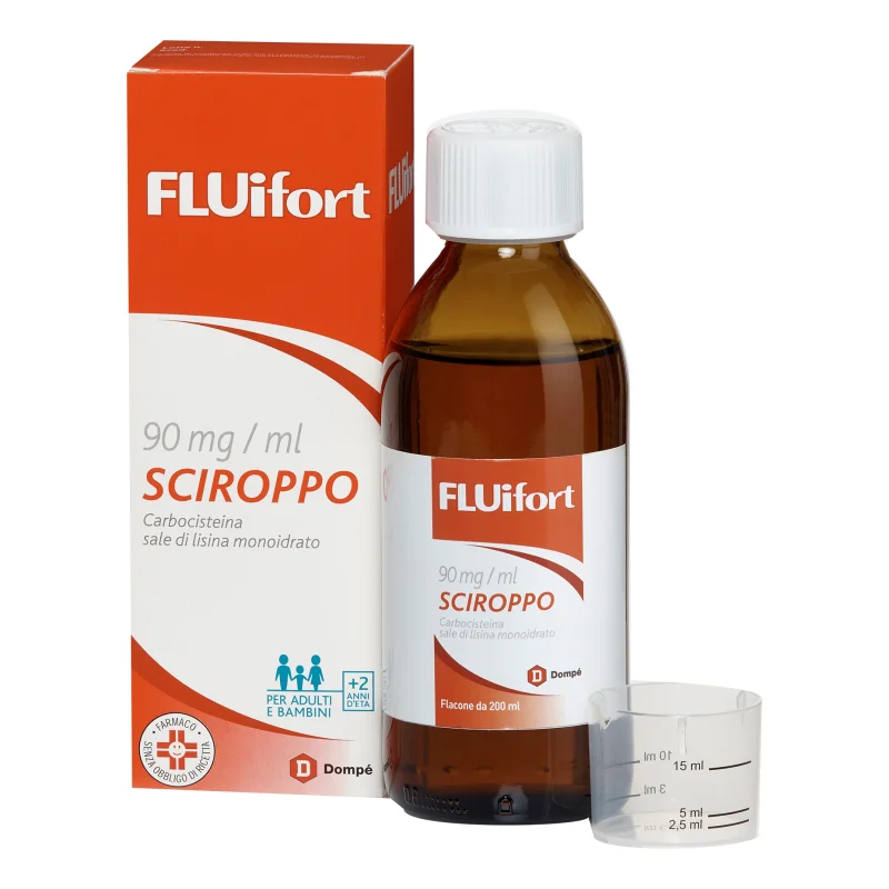 FLUIFORT Sciroppo 200 ml 9% Con Misurino