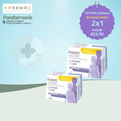 Isypan Fermenti Promo 2×1 - FarmAQ - Parafarmacia del Duomo L'Aquila - parafarmacia benessere e salute