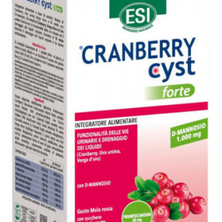 ESI Cranberry Cyst Forte Integratore con D-Mannosio per Vie Urinarie 16 Stick