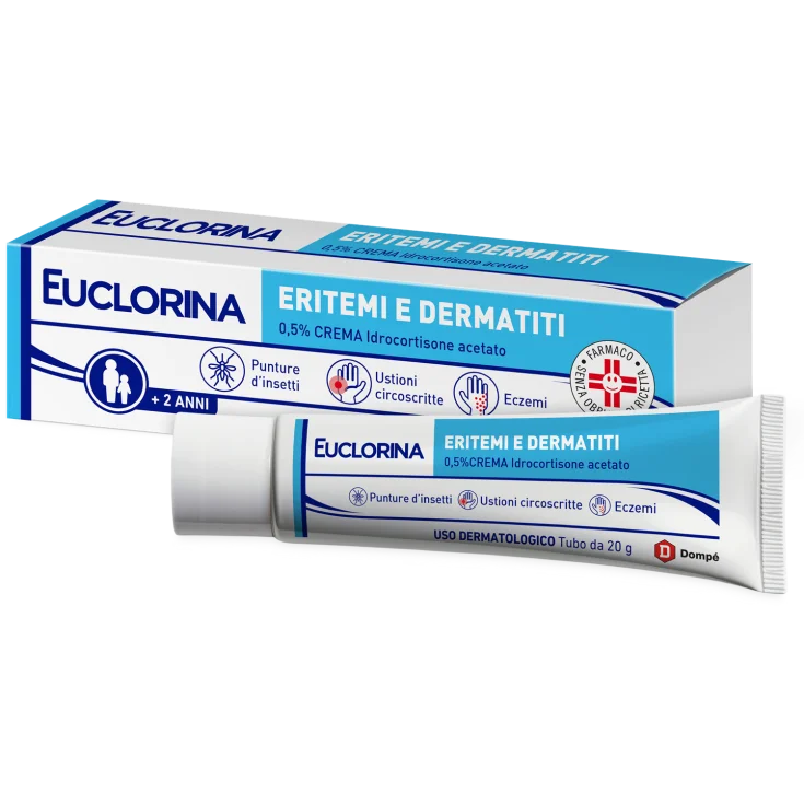 Sintotrat Crema 0,5% Idrocortisone Acetato Trattamento Sintomatico Prurito Eritemi Eczemi Ustioni, 20g
