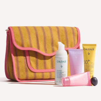 Caudalie Cofanetto Estate Trousse Vacanza Detersione + Protezione Solare
