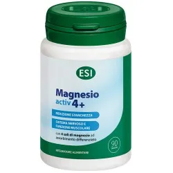 Esi Magnesio Activ 4+ Integratore 4 Sali di Magnesio 90 Ovalette