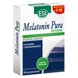 ESI Melatonina Pura Retard per Favorire Sonno 90 Tavolette