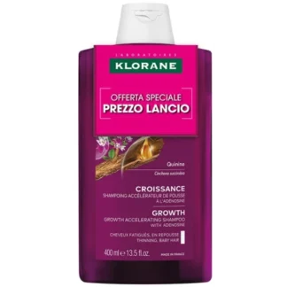 Klorane Shampoo Chinina Crescita 400 Ml