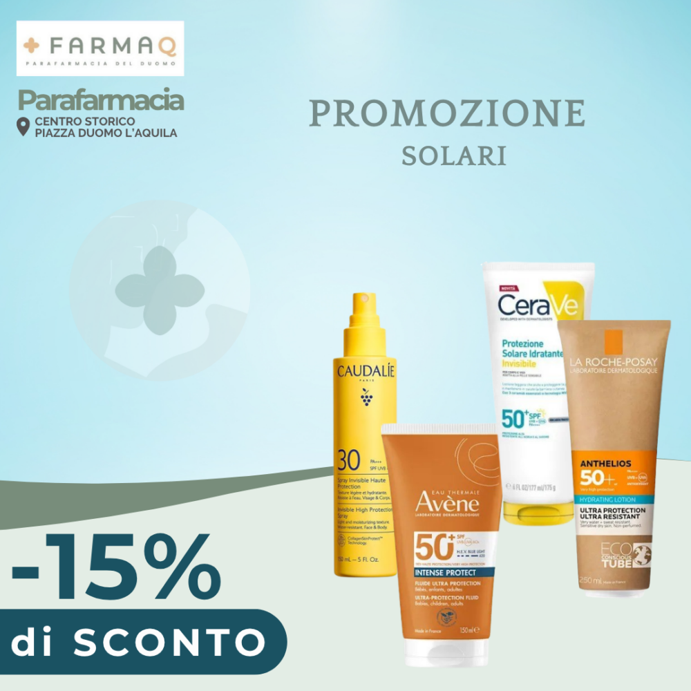 Nuovi Solari 2026 -15% - Nuovi Solari 2026 -15% - FarmAQ - Parafarmacia del Duomo L'Aquila