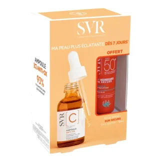 SVR Glow Effect Ampoule Anti-Ox [C] Duo 30 ml + Fotoprotettore 15 ml