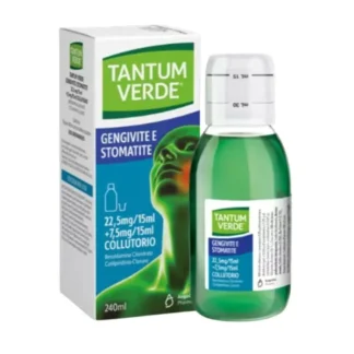 Tantum Verde B Bocca Collutorio Antisettico Antinfiammatorio e Analgesico della Bocca, 240ml