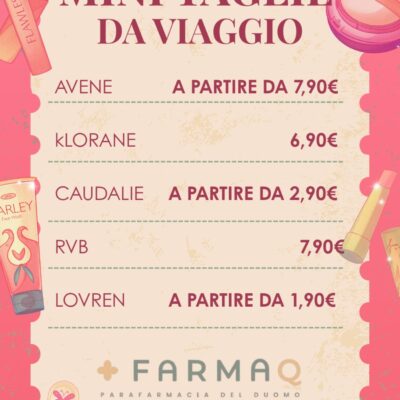 Promo Mini Taglie - FarmAQ - Parafarmacia del Duomo L'Aquila - parafarmacia benessere e salute