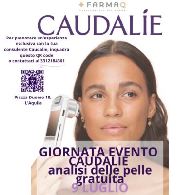 CAUDALIE Giornata Analisi della Pelle 2026 - FarmAQ - Parafarmacia del Duomo L'Aquila - parafarmacia benessere e salute