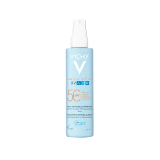 Vichy Capital Soleil UV Aqua Spray SPF50 200 ml Corpo Idratante Protezione Solare Invisibile