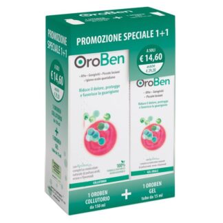 Aboca Oroben Colluttorio 150 ml + Aboca Oroben Gel 15 ml