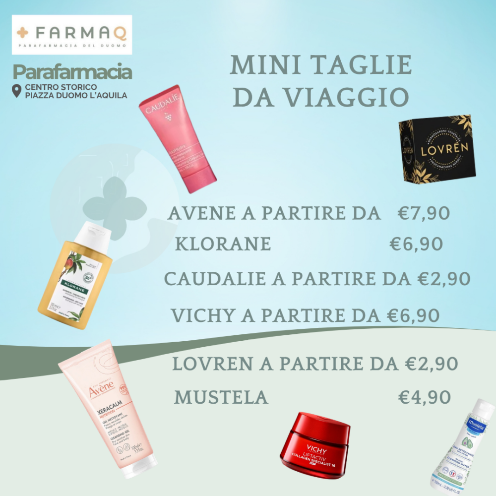 mini taglie - mini taglie - FarmAQ - Parafarmacia del Duomo L'Aquila