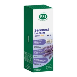 ESI Serenesi Be Calm - Integratore alimentare in gocce per il rilassamento rapido, 50 ml