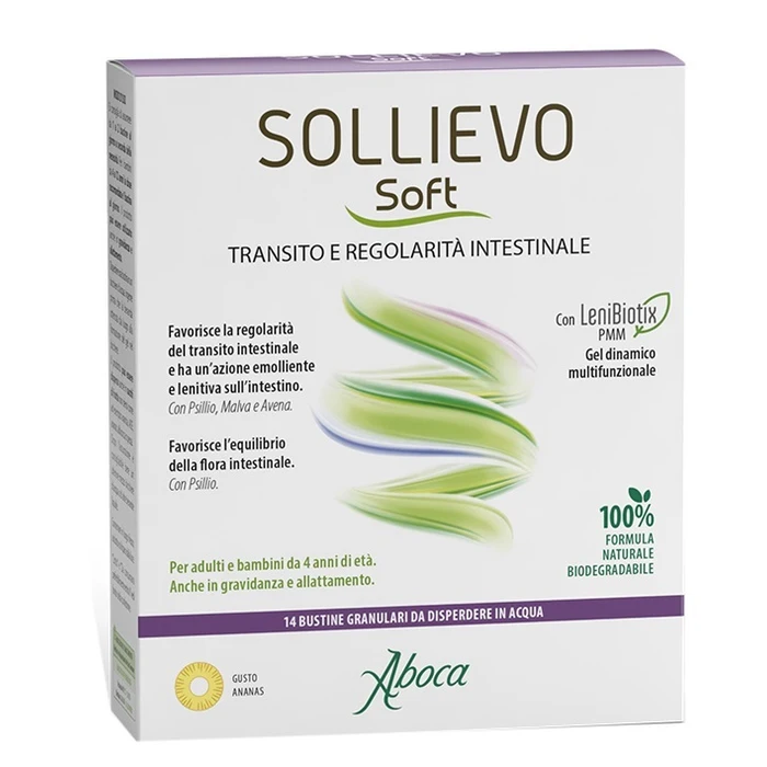 Sollievo Soft 14 bustine granulari - regolarità intestinale