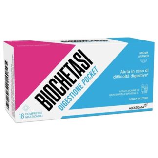 Biochetasi Digestione Pocket 18 Compresse - Integratore per digestione e acidità