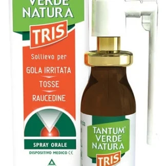 Tantum Verde Natura Tris Spray Per Gola Irritata Tosse E Raucedine 15ml