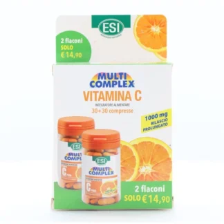 ESI Vitamina C Pura Retard 1000 mg - Integratore per il sistema immunitario, 60 compresse