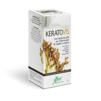 Aboca Keratovis Integratore per il Benessere di Capelli e Unghie, 100 Opercoli