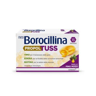 Neoborocillina Propoltuss Integratore per la Gola 16 Pastiglie