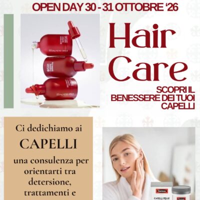 Giornata Benessere capelli 2026 - FarmAQ - Parafarmacia del Duomo L'Aquila - parafarmacia benessere e salute