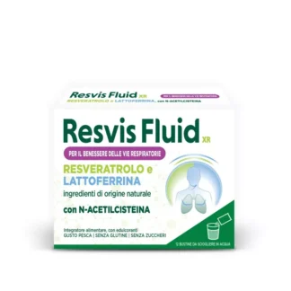 Alfasigma Resvis Fluid Xr 12 Bustine Integratore per Tosse Grassa