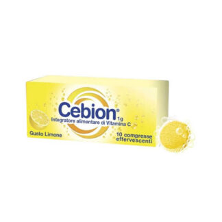 Cebion Integratore Vitamina C Gusto Limone, 10 compresse effervescenti
