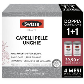 Swisse Capelli Pelle Unghie Integratore 60+60 compresse